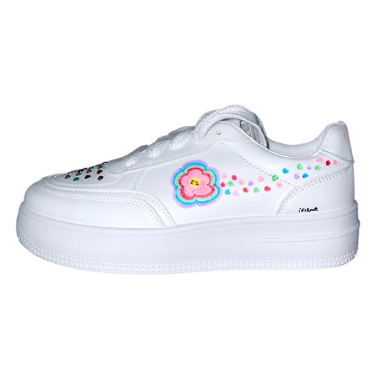 white-sneakers-women-rhinestones-flower-rainbow-colorful-cute-cuteshoes