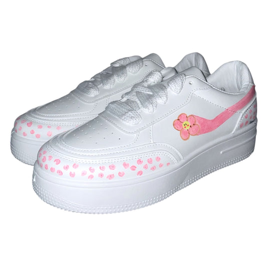 white-sneakers-women-pinkflower-flower-pink-cutedesign-cute-cuteshoes-design