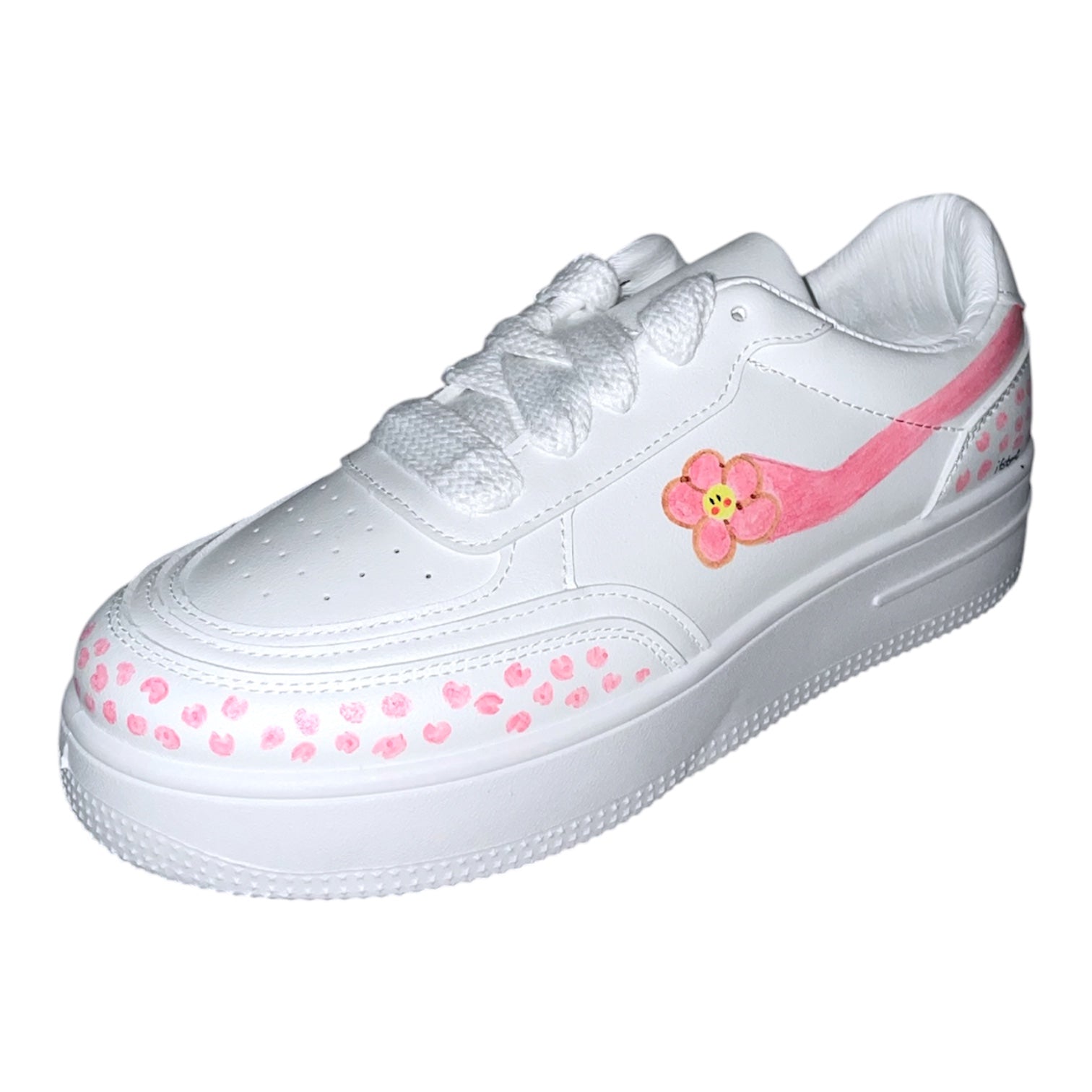 white-sneakers-women-pinkflower-flower-pink-cutedesign-cute-cuteshoes-design