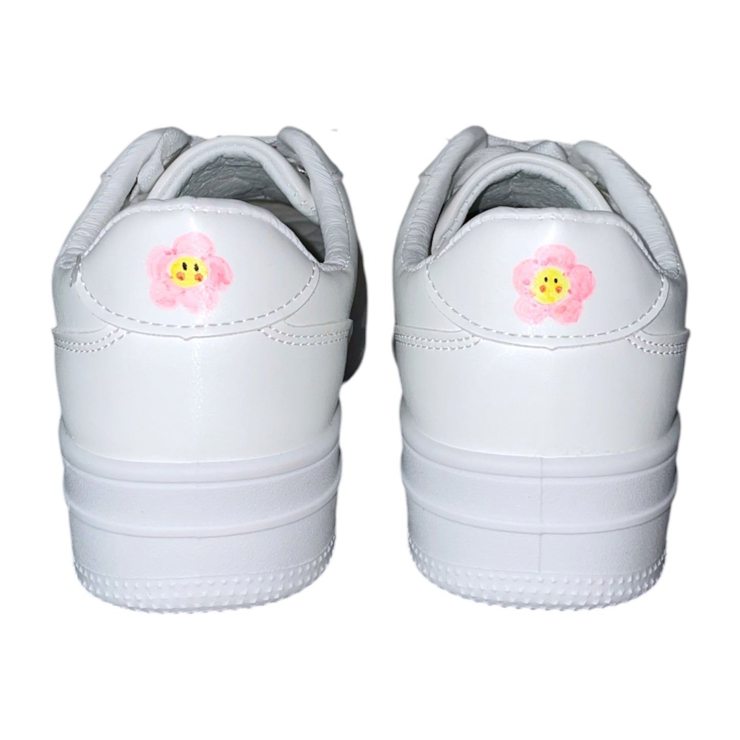 white-sneakers-pinkflower-cuteflower-flower-pink-rosa-cutedesign-cute-cuteshoes-design-ribbon-princessshoes