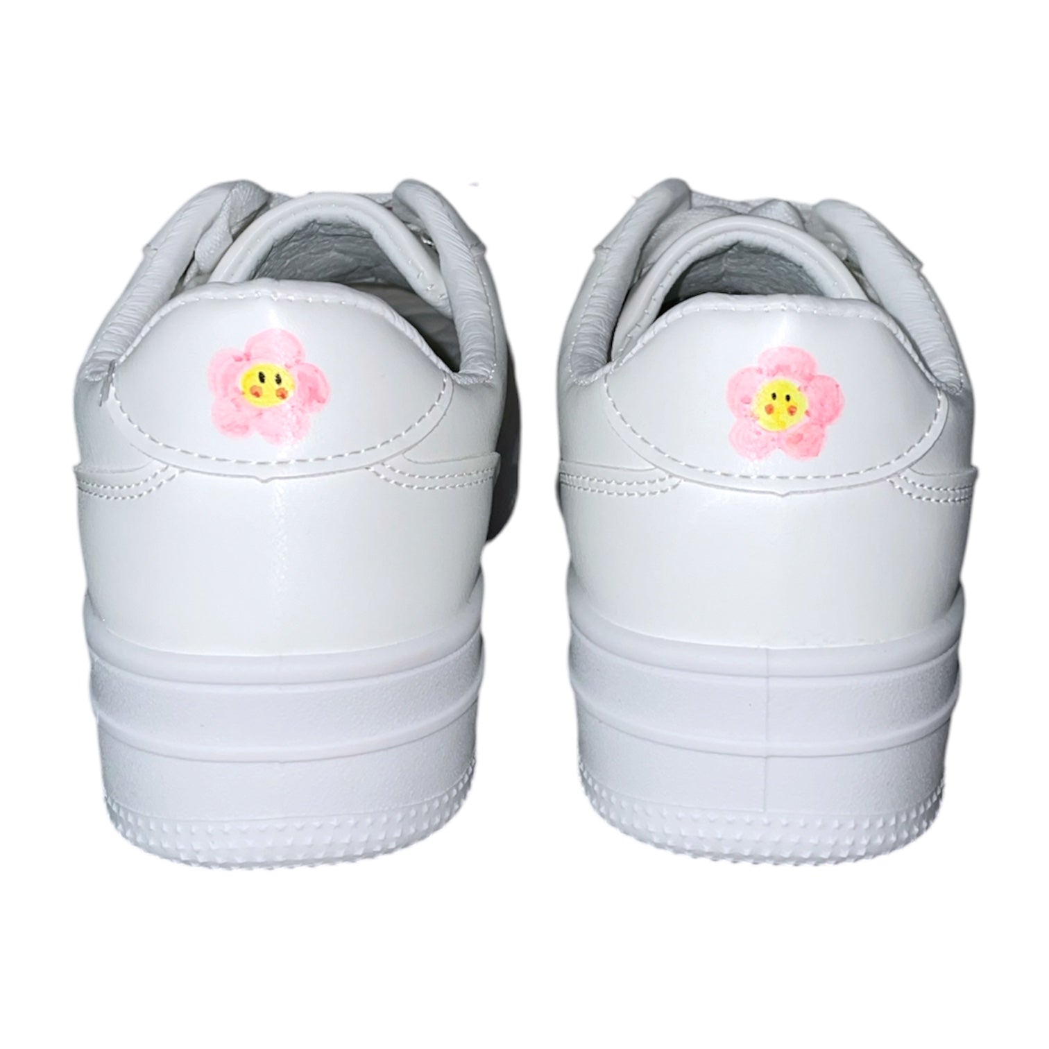 white-sneakers-pinkflower-cuteflower-flower-pink-rosa-cutedesign-cute-cuteshoes-design-ribbon-princessshoes